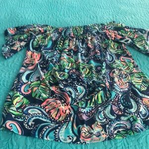 Lilly Almeria off the shoulder top